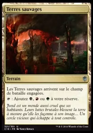 Commander 2016 - Terres sauvages