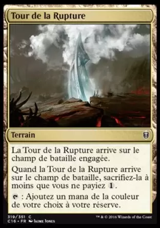 Commander 2016 - Tour de la Rupture
