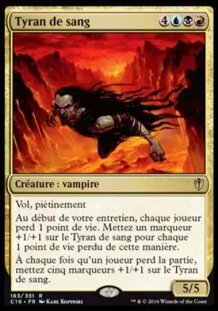 Commander 2016 - Tyran de sang