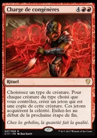 Commander 2017 - Charge de congénères
