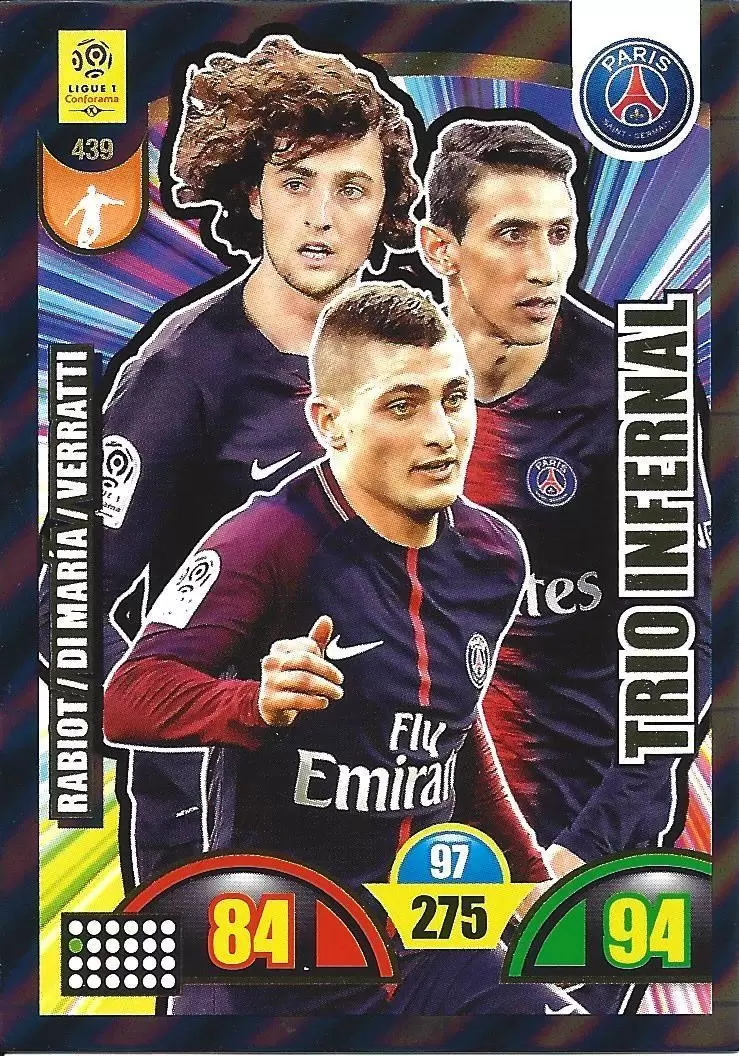 PARIS SAINT GERMAIN - PANINI ADRENALYN XL CARD - FOOT 2023 / 2024 - to  choose fr