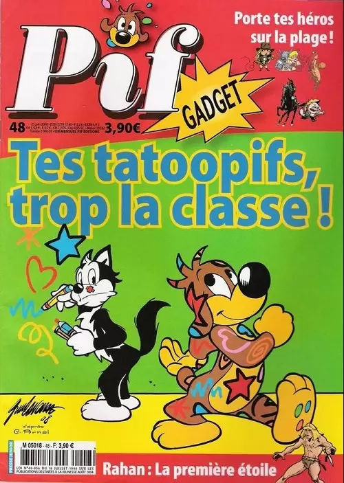 Pif Gadget - 2ème série - Tes tatoopifs, trop la classe !