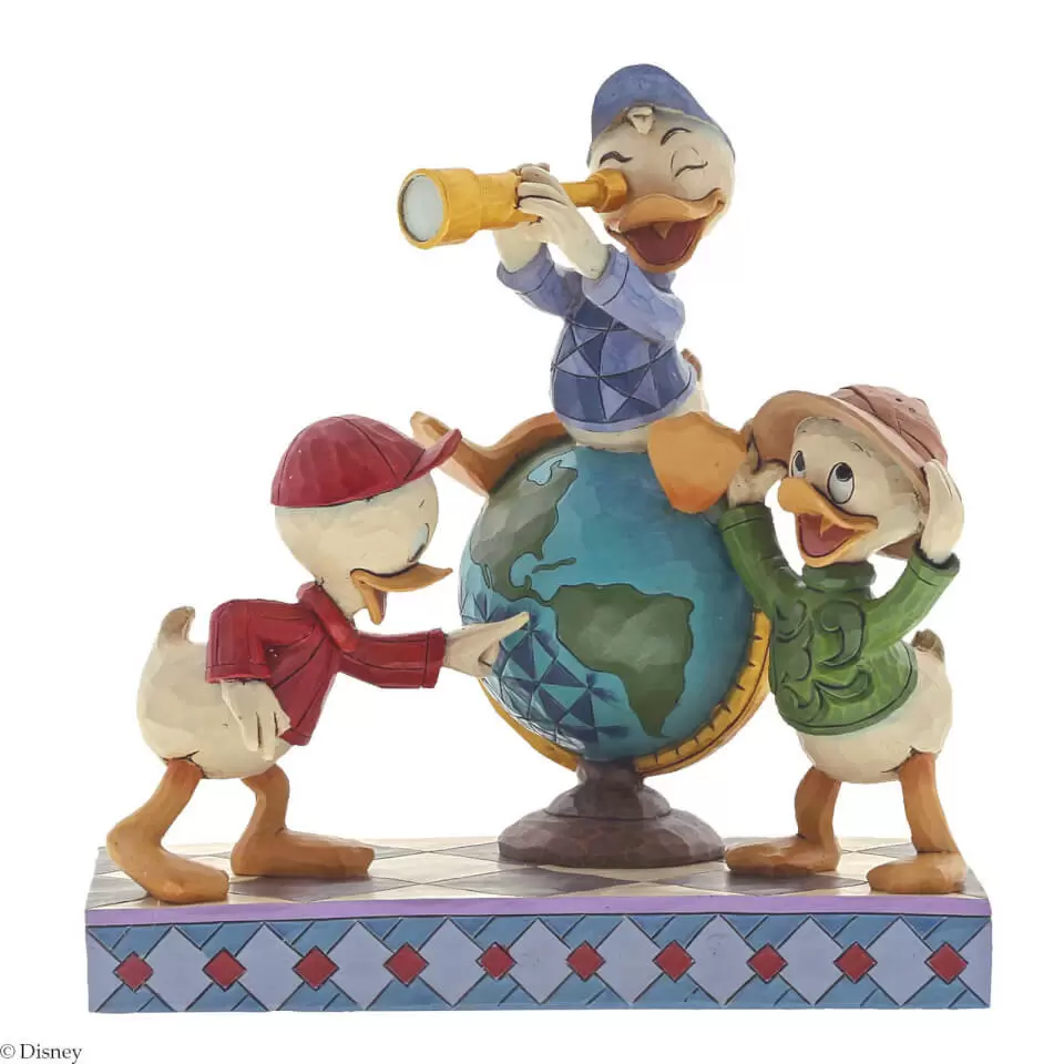 Disney Traditions by Jim Shore - Navigating Nephews (Huey, Dewie and Louie)