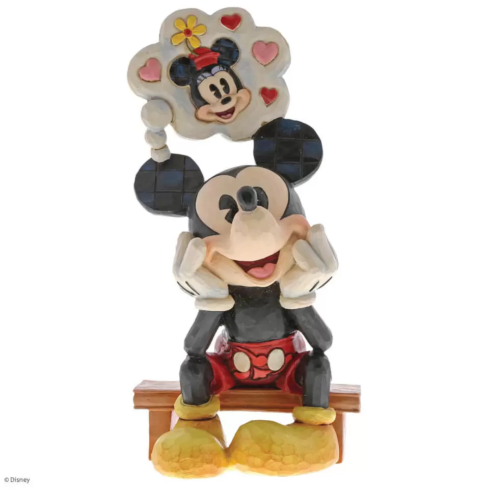 Disney Traditions by Jim Shore - Thinking of You (Mickey Mouse with Thought)