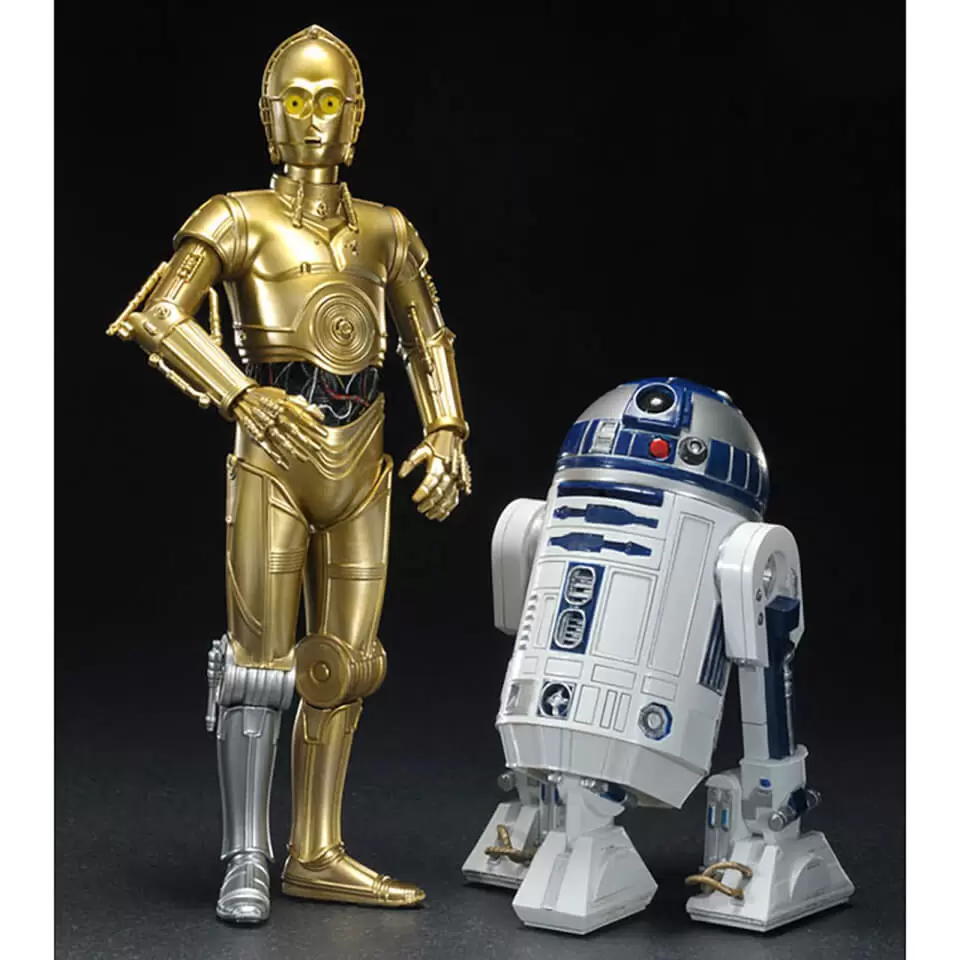 Star Wars R2-D2 & C-3PO Figure 1/10 Scale PVC figure New Details about   Kotobukiya SW67 ARTFX
