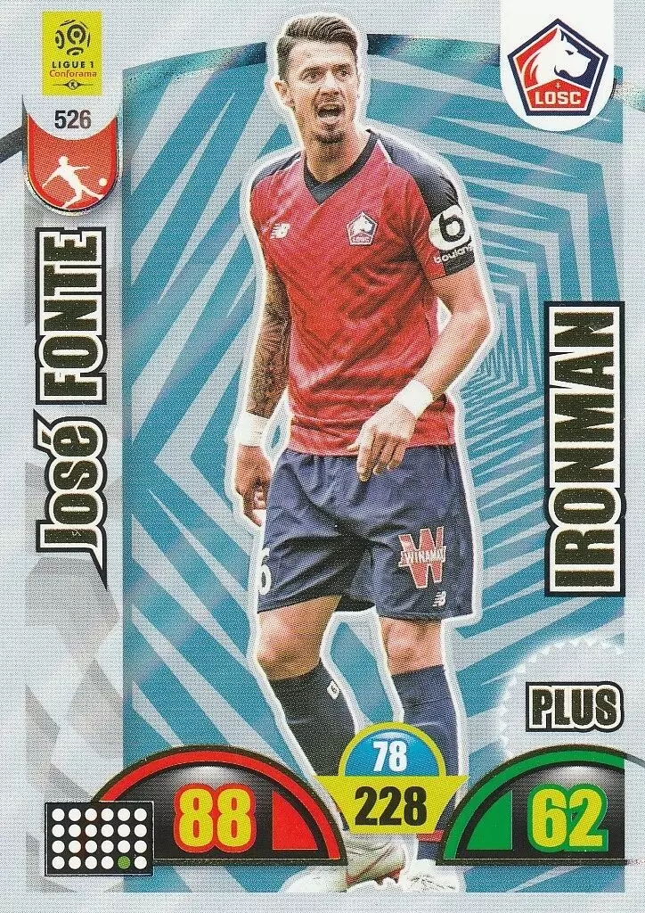 Adrenalyn XL : 2018-2019 (France) - José Fonté - LOSC Lille