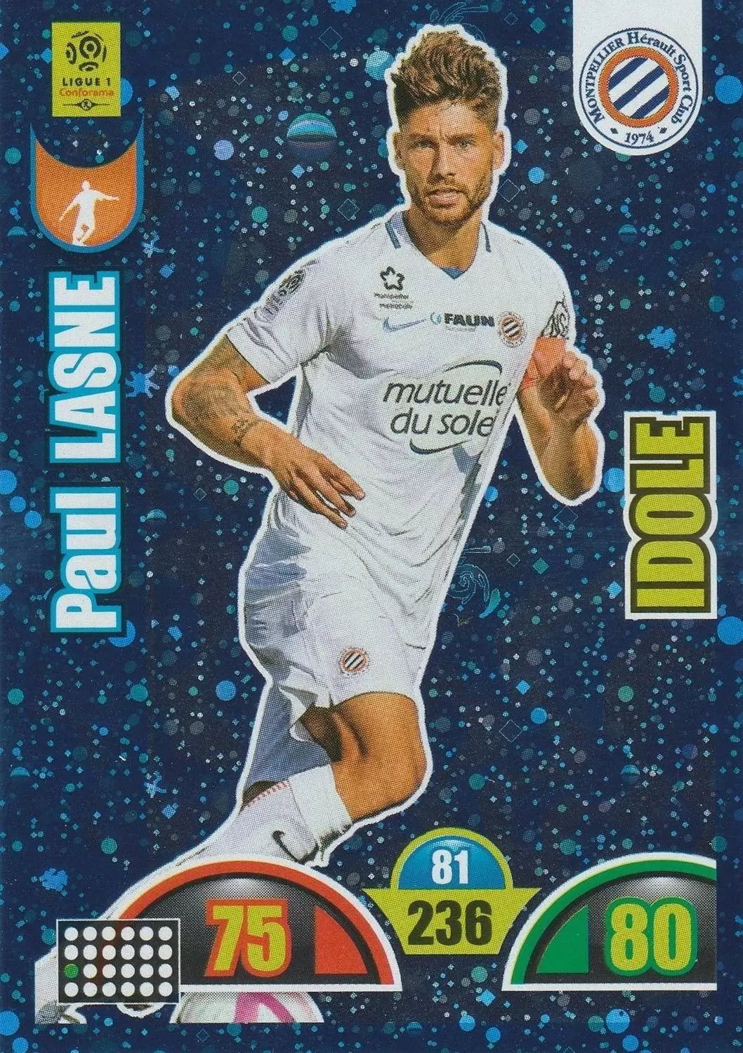 Adrenalyn XL : 2018-2019 (France) - Paul Lasne - Montpellier Hérault SC