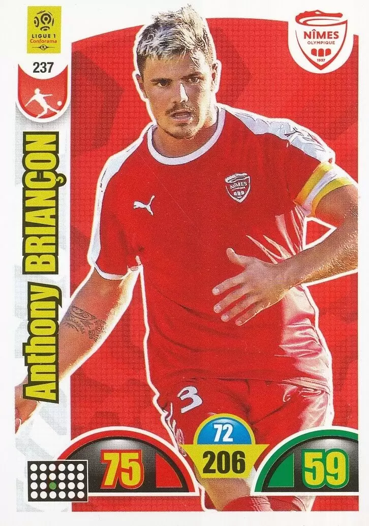 Adrenalyn XL : 2018-2019 (France) - Anthony Briançon - Nîmes Olympique