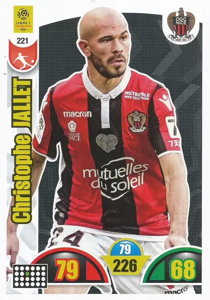 Adrenalyn XL : 2018-2019 (France) - Christophe Jallet - OGC Nice