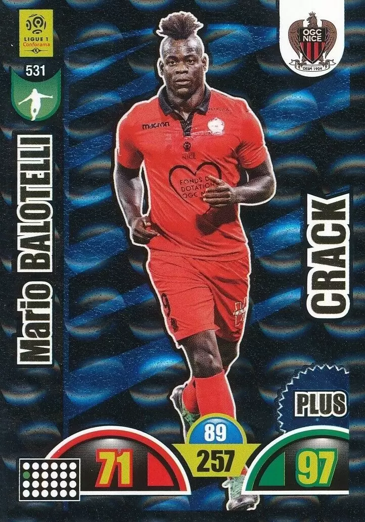 Adrenalyn XL : 2018-2019 (France) - Mario Balotelli - OGC Nice