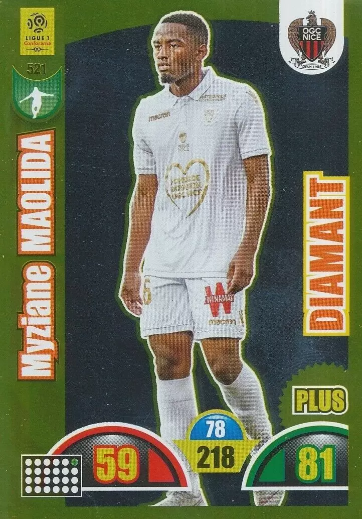 Adrenalyn XL : 2018-2019 (France) - Myziane Maolida - OGC Nice