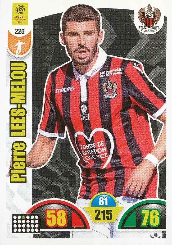 Adrenalyn XL : 2018-2019 (France) - Pierre Lees-Melou - OGC Nice