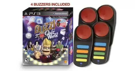 Buzz Quiz World Buzzers Bundle - PS3 Games
