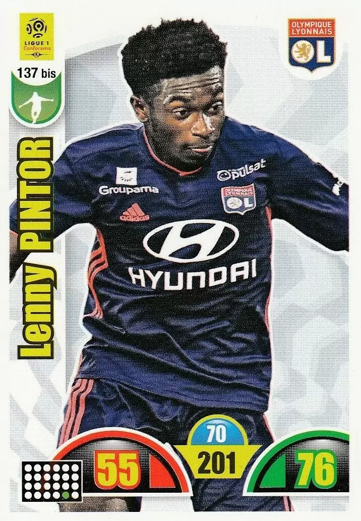 Adrenalyn XL : 2018-2019 (France) - Jenny Pintor - Olympique Lyonnais