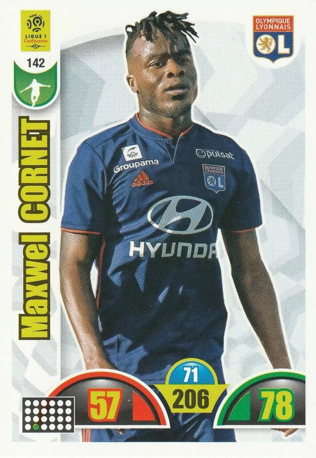 Adrenalyn XL : 2018-2019 (France) - Maxwel Cornet - Olympique Lyonnais