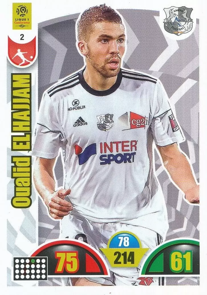 Adrenalyn XL : 2018-2019 (France) - Oualid El Hajjam  -  Amiens SC