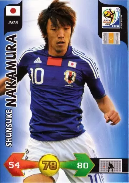 Adrenalyn XL South Africa 2010 - Shunsuke Nakamura - Japan