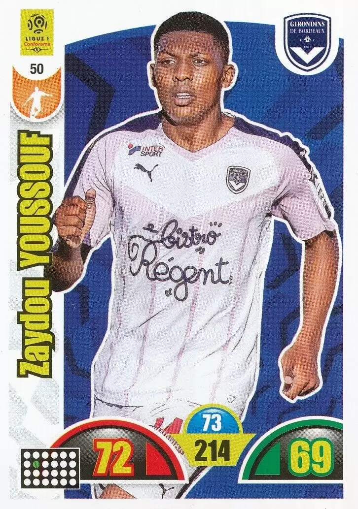 Adrenalyn XL : 2018-2019 (France) - Zaydou Youssouf - FC Girondins de Bordeaux