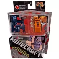 Triple Pack - Steve?, SnowGolem, Squid