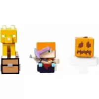 Triple Pack - Cat, Alex, Snow Golem