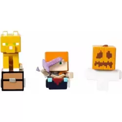 Triple Pack - Cat, Alex, Snow Golem