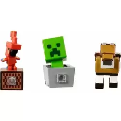 Triple Pack - Parrot, Creeper, Horse