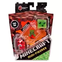 Triple Pack - Mooshroom, Zombie in flames, Slime Cube