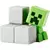 Minecraft Mini Figures Series 4 - Triple Pack - Creeper, Rabbit, Elder Guardian