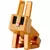 Minecraft Mini Figures Series 4 - Triple Pack - Creeper, Rabbit, Elder Guardian