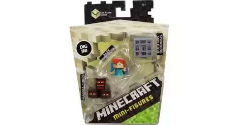 Minecraft Mini Figures 3-Pack - Potion Witch, Exploding Creeper