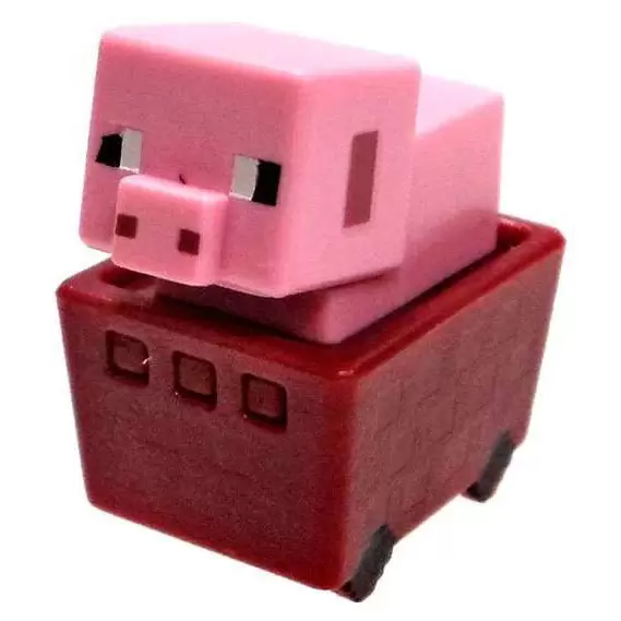 Minecraft Mini Figures Series 7 - Pig Minecart