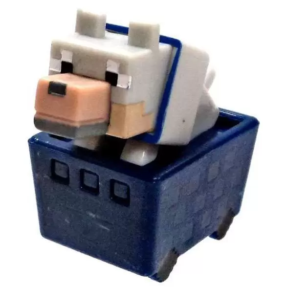 Minecraft Mini Figures Series 7 - Wolf Minecart