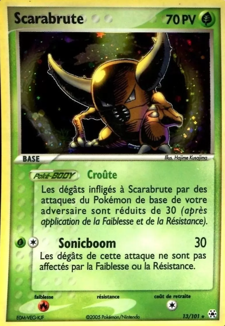EX Légendes Oubliées - Scarabrute Holographique