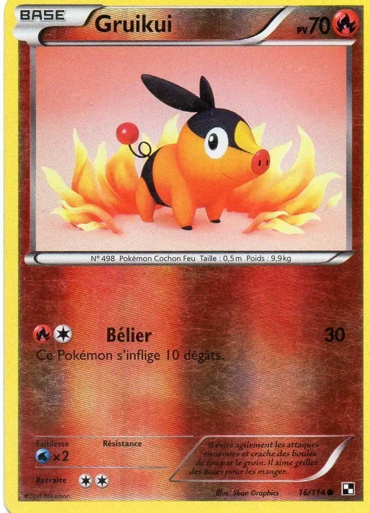 Pokémon Série Noir et Blanc - Gruikui Reverse