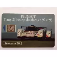 Peugeot - 24 heures du Mans en 92 et 93