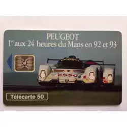 Peugeot - 24 heures du Mans en 92 et 93