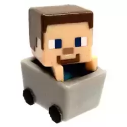 Series 1 Green - Steve? In Minecart