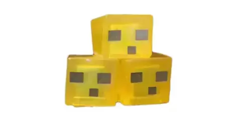 MINECRAFT MINI FIGURES - GOLD SLIME CUBES - CHEST SERIES - CHASE*