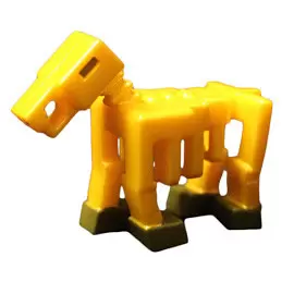 Minecraft Chest Série 3 - Série 3 Verte - Horse Skeleton Gold