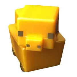 Minecraft Chest Series 4 - Series 4 Red - Pig in Minecart Gold