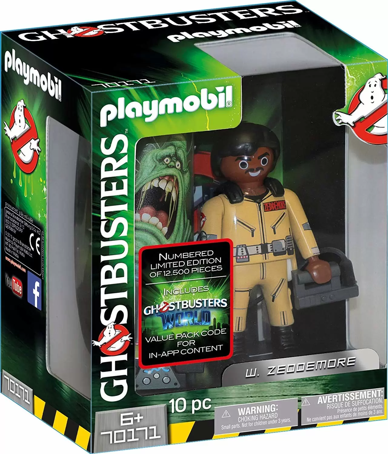 Playmobil Ghosbusters - W. Zeddemore Collector\'s Edition