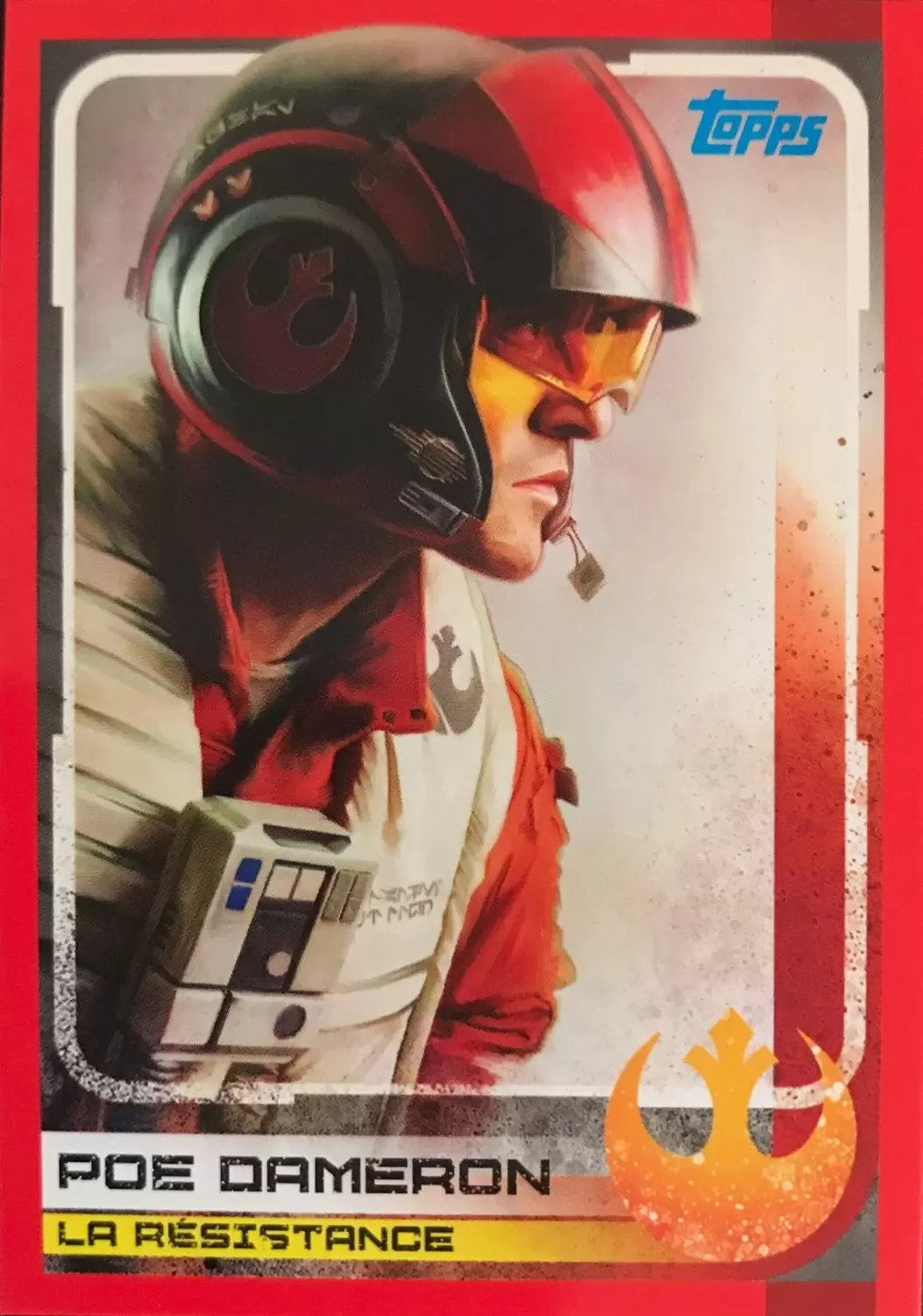 Topps - Voyage vers Star wars : Les Derniers Jedi - Poe Dameron (La Résistance)