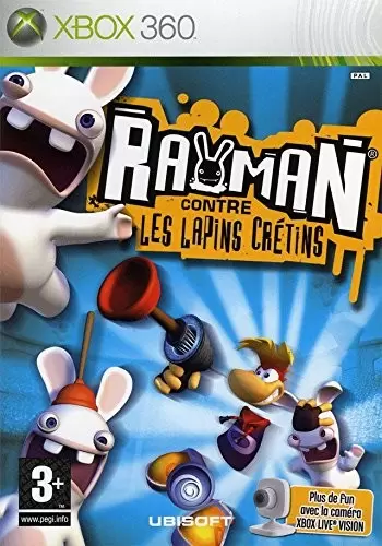 Jeux XBOX 360 - Rayman, Contre Les Lapins Crétins