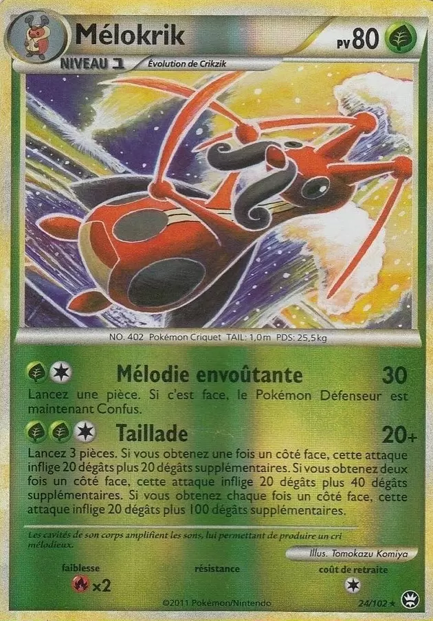 Pokémon Série HS-Triomphe - Mélokrik Reverse