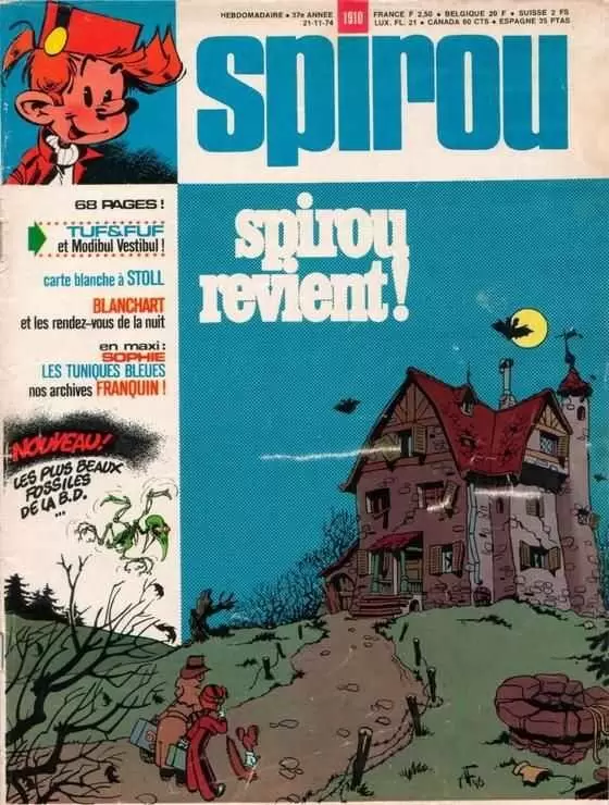 Spirou - Revue N° 1910