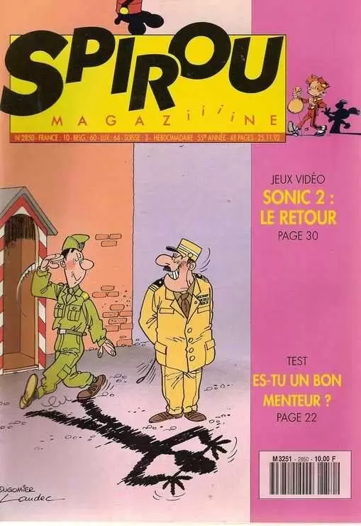 Spirou - Revue N° 2850