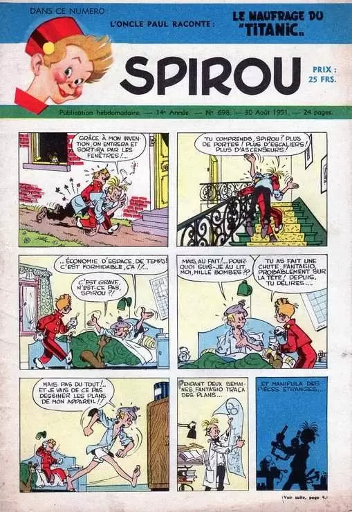 Spirou - Revue N° 698