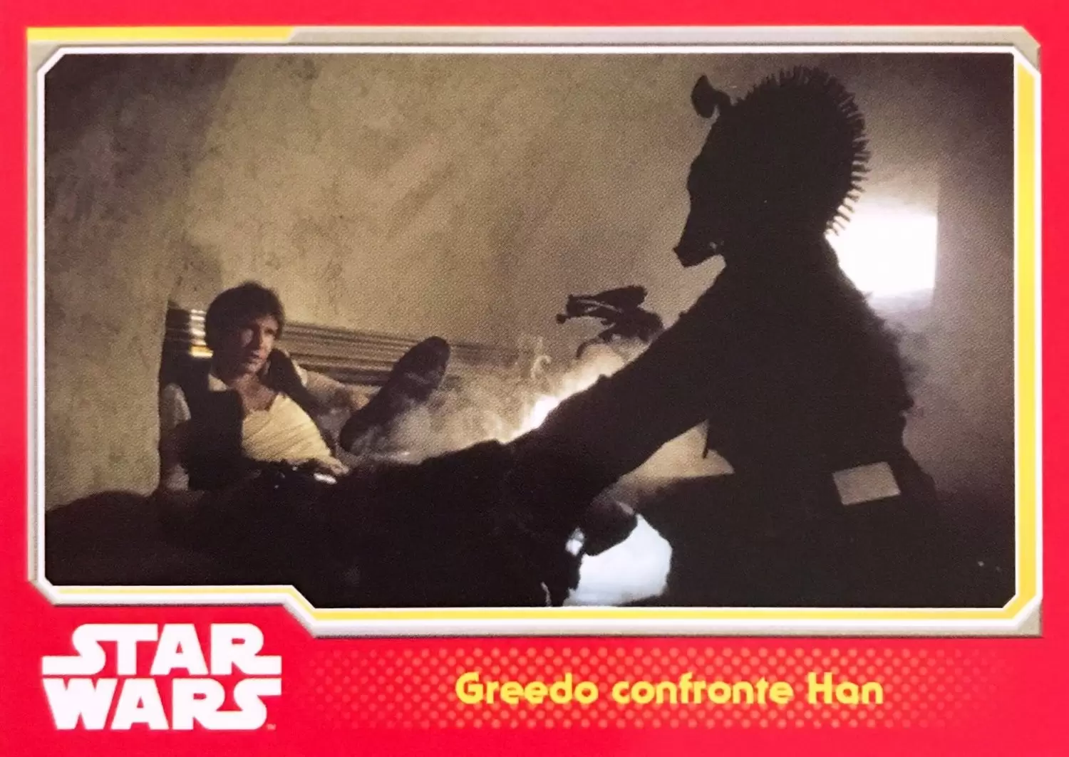 Topps - Voyage vers Star Wars : Le réveil de la force - Greedo confronte Han