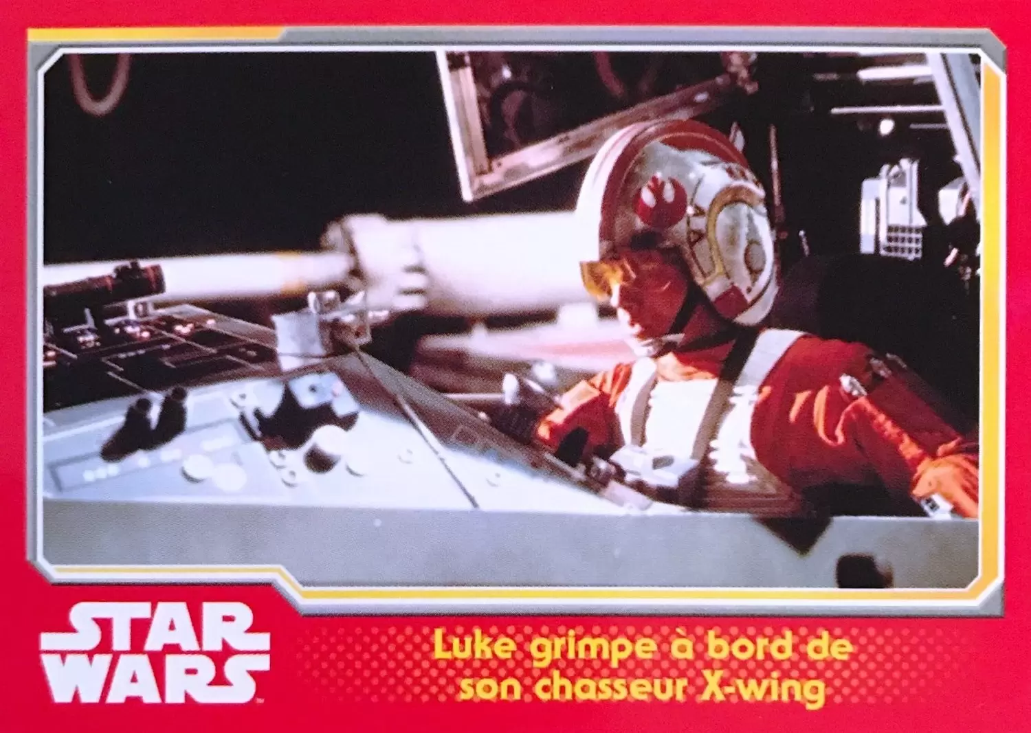 Topps - Voyage vers Star Wars : Le réveil de la force - Luke grimpe à bord de son chasseur X-Wing