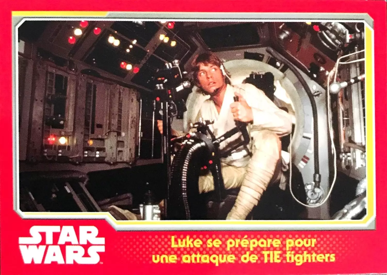 Topps - Voyage vers Star Wars : Le réveil de la force - Luke se prépare pour une attaque de TIE fighters